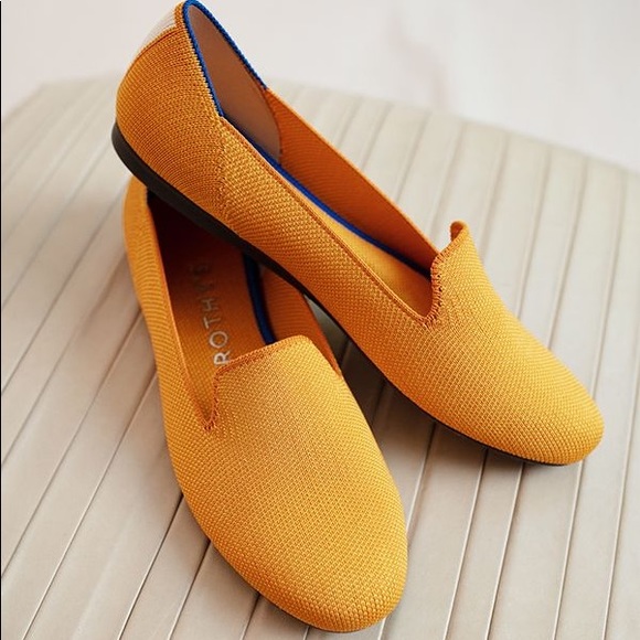 rothys yellow loafer